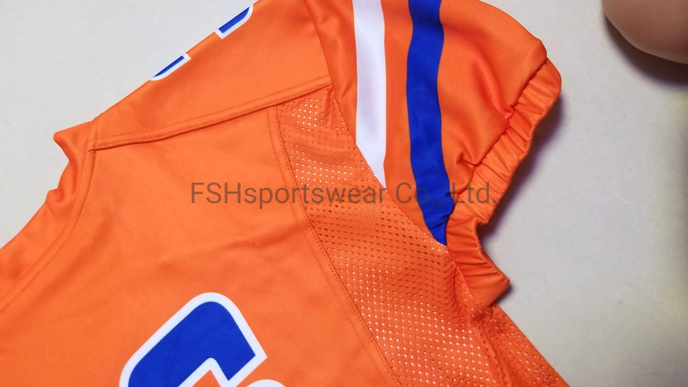 Latest Style Custom Design Sublimated Quick Dry Firm Stitching American Football Uniform