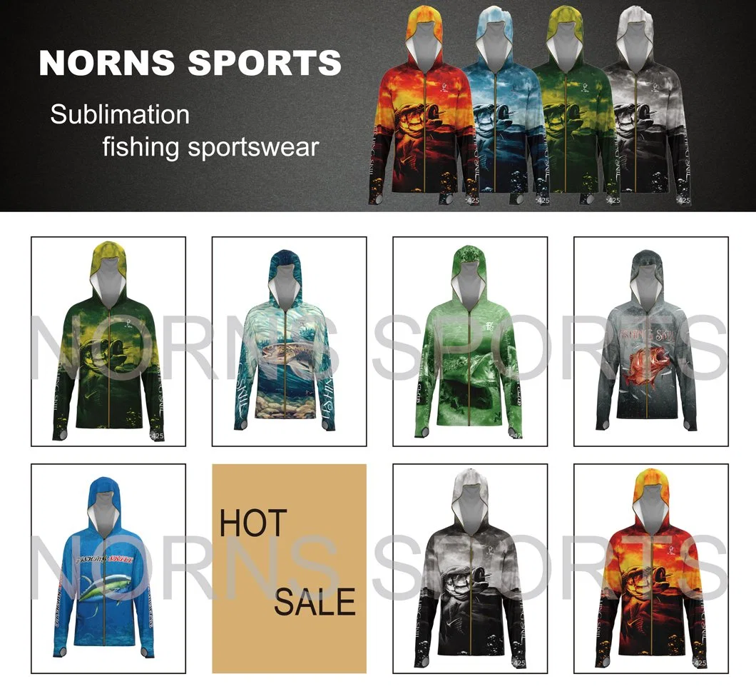 OEM Sport Fishing Outdoor Uniform Sublimation Fishing Jersey