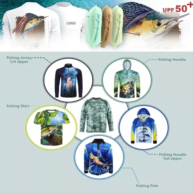 Fishing Wear Jerseys Custom Sublimation