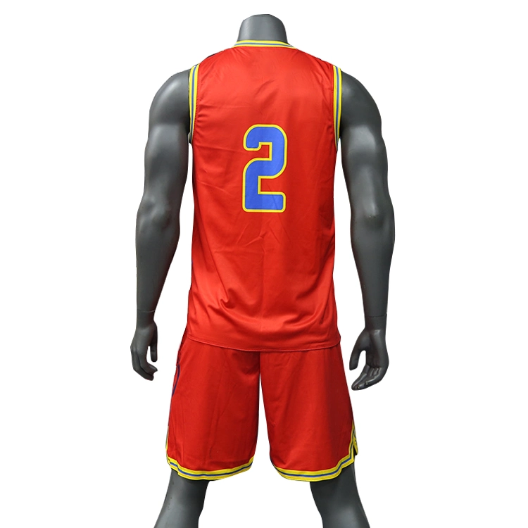 Hot Sales Sublimated Printed Basketball Jersey Reversible Mesh Basketball Uniform