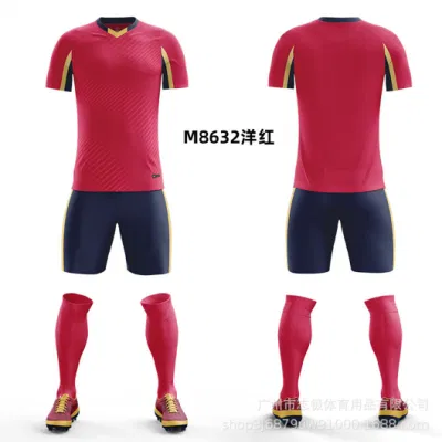 Ropa de fútbol personalizada para hombres Uniformes de fútbol impresos completamente sublimados