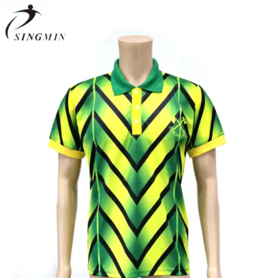 Camiseta de críquet de Australia, equipo de críquet, diseño de camiseta, polo de sublimación completa