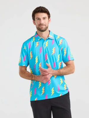 Venta al por mayor 2023 hombres sublimación personalizada Polo azul de alta calidad transpirable Upf50 secado rápido impresión moda Golf Polo