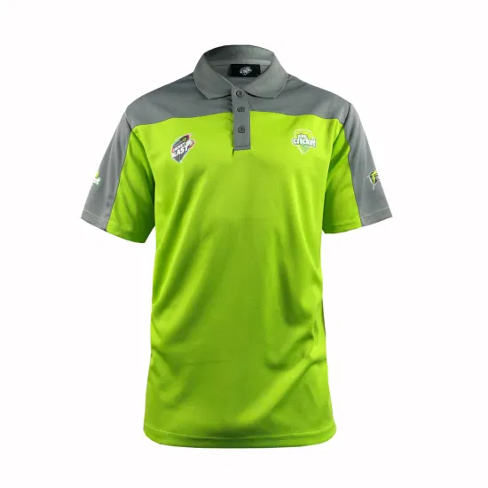 Polo al por mayor de los uniformes del grillo de la ropa deportiva del equipo del nuevo diseño del poliéster de la impresión sublimada