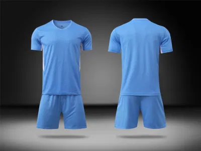 Uniformes de fútbol azules para hombre 2022, tallas para niños, uniformes de fútbol