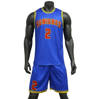 Las ventas calientes sublimaron el uniforme impreso reversible del baloncesto de la malla del jersey del baloncesto