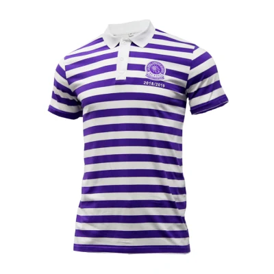 Camiseta polo personalizada de la raya del diseño del polo de la ropa de la ropa deportiva de la moda de Healong